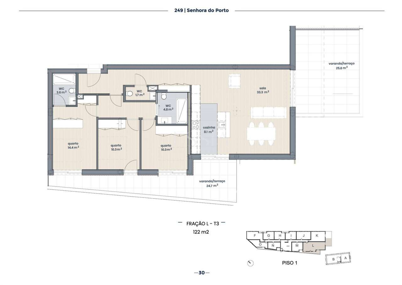 Apartamento T3 com Varandas no Senhora do Porto 249 no Prelada, Porto - Grande imagem: 5/9