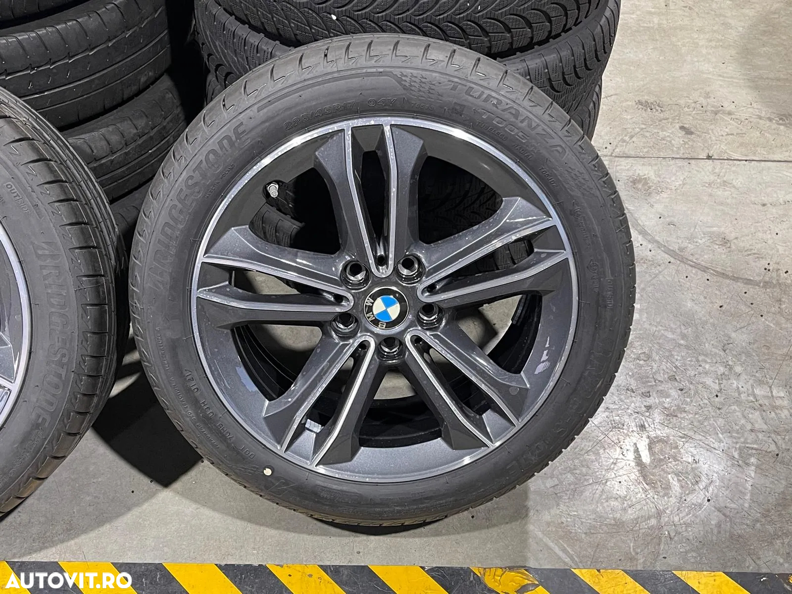 Jante Bmw seria 2 F45 F46 originale 17 inch cu anvelope vara noi - 2