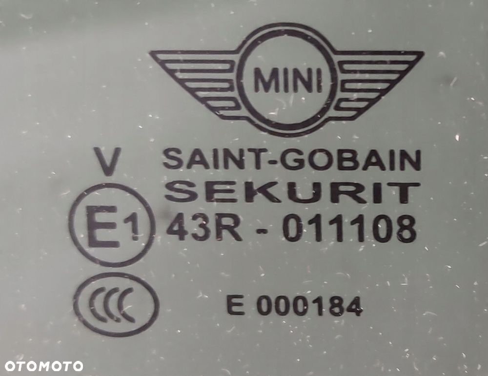 SZYBA DRZWI LEWA TYŁ MINI F54 CLUBMAN 7344141 - 10