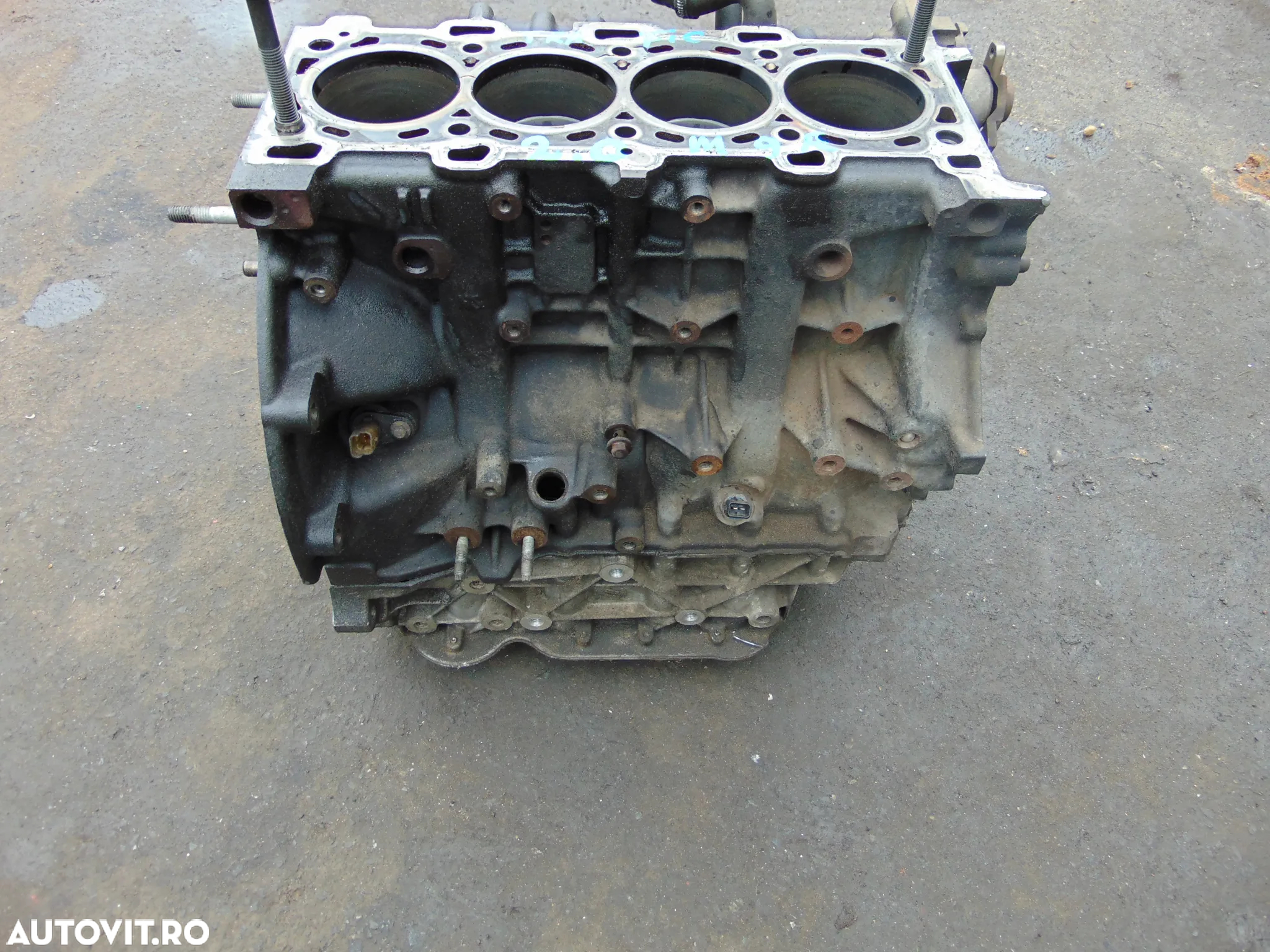 Bloc motor Renault Trafic 2.0 Opel Vivaro bloc motor ambielat vibrochen pistoane biele 2.0 euro 5 euro 5 M9R - 3