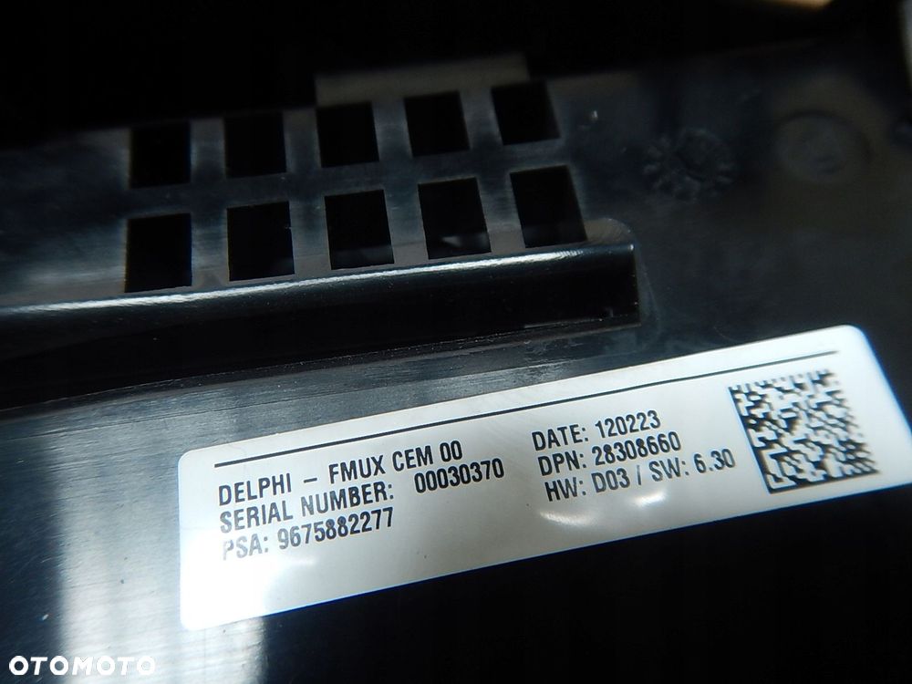 panel sterowania nawiewu citroen c4 ii 9675882277 - 8