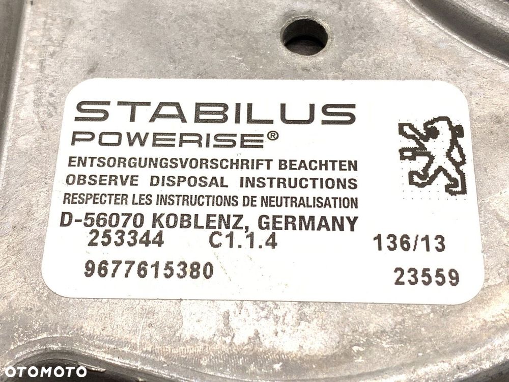 MECHANIZM SIŁOWNIK ELEKTRYCZNY KLAPY BAGAZNIKA  PEUGEOT 508 SW I (8E_) 2010 - 2018 2.0 HDi RXH - 4