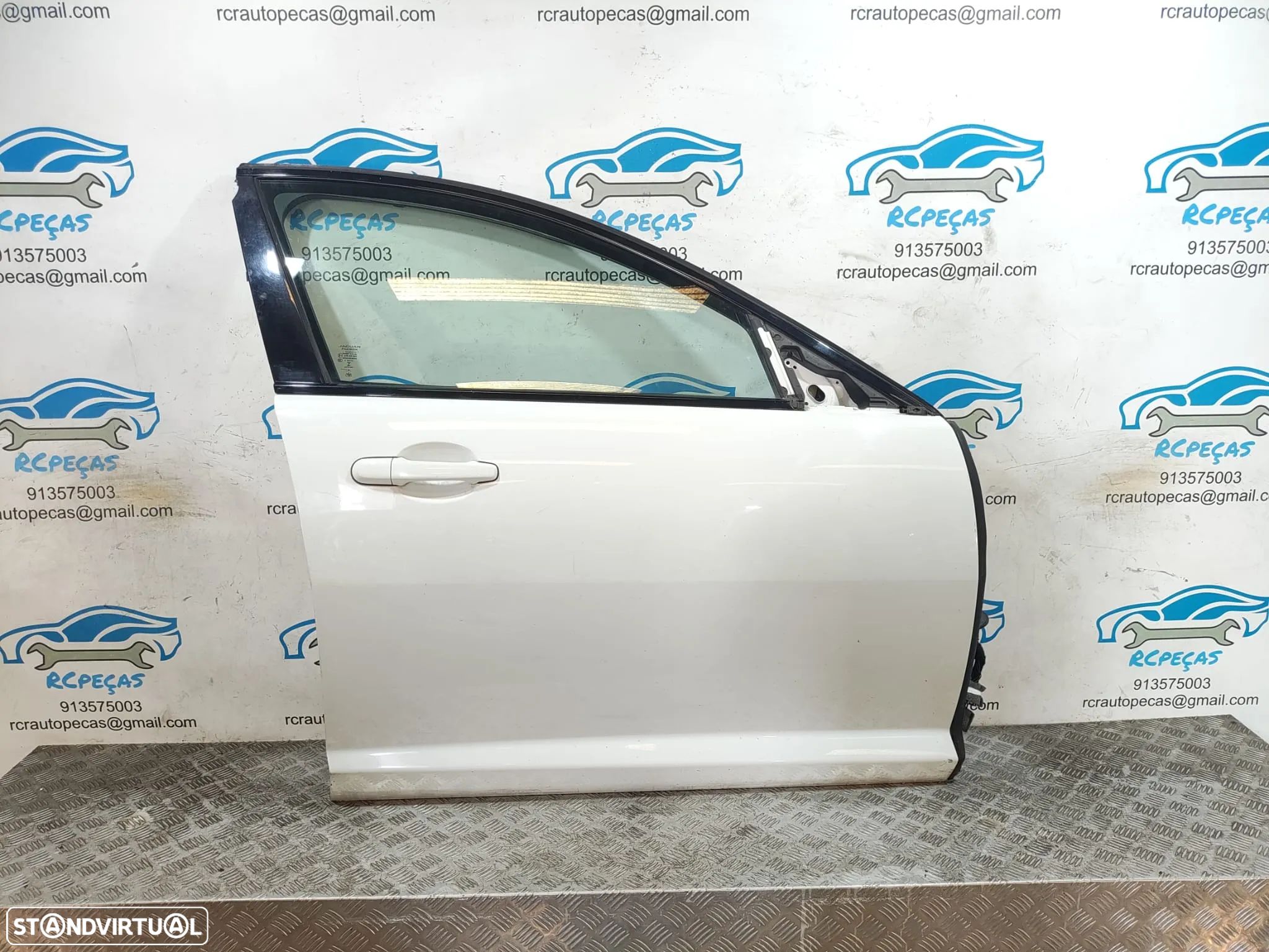 Porta Frente Direita JAGUAR XF 1 MK1 X250 Fecho Elevador Motor Puxador Vidro - 1
