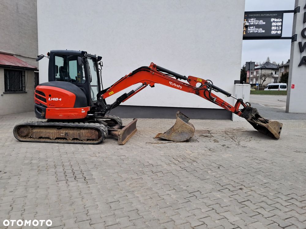 Kubota u48-4 waga 5t TON skarpówka hydrauliczna * 2019r * sprawne oświetlenie  *dodatkowe linie hydrauliczne 2 łyżki lusterka minikoparka u55 kx57 u50 instrukcja PL Red KEY Yanmar Cat JCB Tekeuchi Kubota - 17