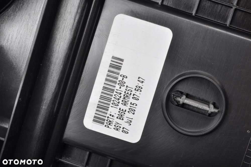 Tesla Model S PODŁOKIETNIK SKÓRZANY JASNY CUP HOLDER 1024241-00-B - 11