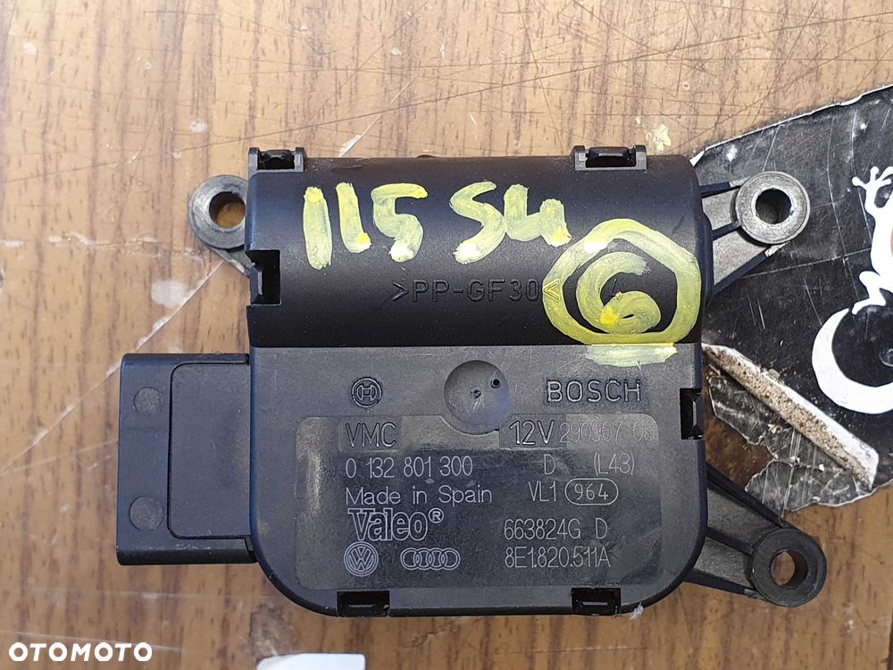 Silniczek 8E1820511 8E1820511A Nagrzewnicy Mechanizm Nawiewu Klapki EUROPA AUDI A4 B6 B7 - 6