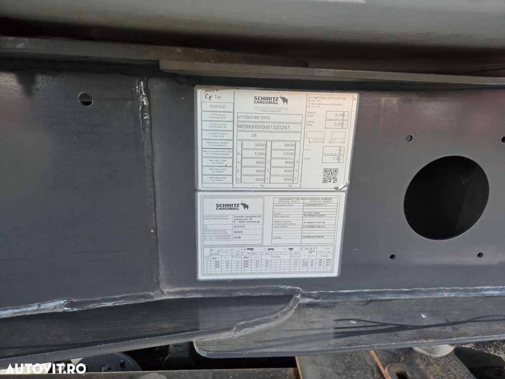 Schmitz Cargobull SKI 24, 2021, 28mc, axa liftabila, scena vizitare, prelata, posibilitate leasing 4 ani-PROMOTIE 239000 Eur+Tva - 10
