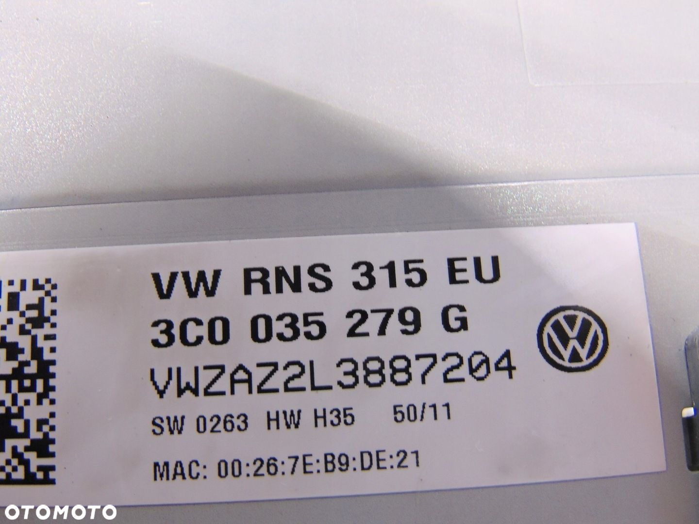 RADIO NAWIGACJA RNS315 VW PASSAT CC B7 3C0035279G - 4