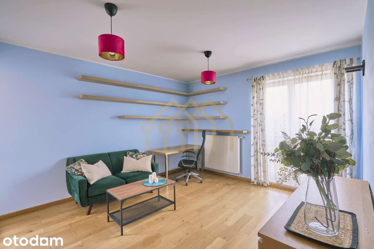 42 m²| 2 pokoje plus kuchnia| widok na Warszawę
