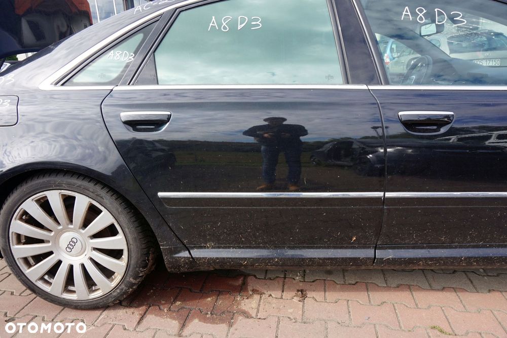DRZWI TYLNE PRAWE A8 II D3 4E2 LIFT   CZARNY AUDI 2005-2010 - 3
