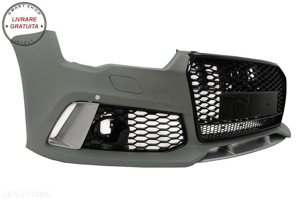 Bara Fata cu Grila Centrala Audi A7 4G Facelift (2015-2018) RS7 Design- livrare gratuita - 5