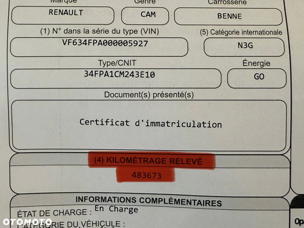 Renault KERAX=450DXi=8X4=WYWROTKA=BORDMATIC - 36