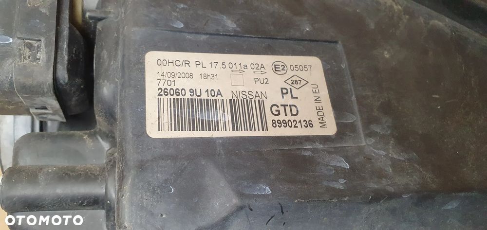 Lampa lewy przód przednia lewa Nissan Note E11 EU 26060-9U10A - 7