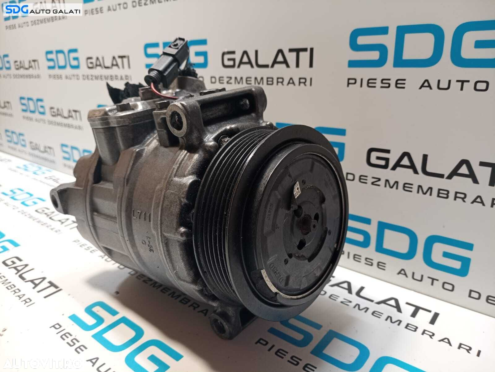 Compresor AC Aer Conditionat Clima Mercedes Clasa E Class W211 E200 E220 2.2 CDI 2001 - 2009 Cod A0012301411 GE447220-9332 [2827] - 2