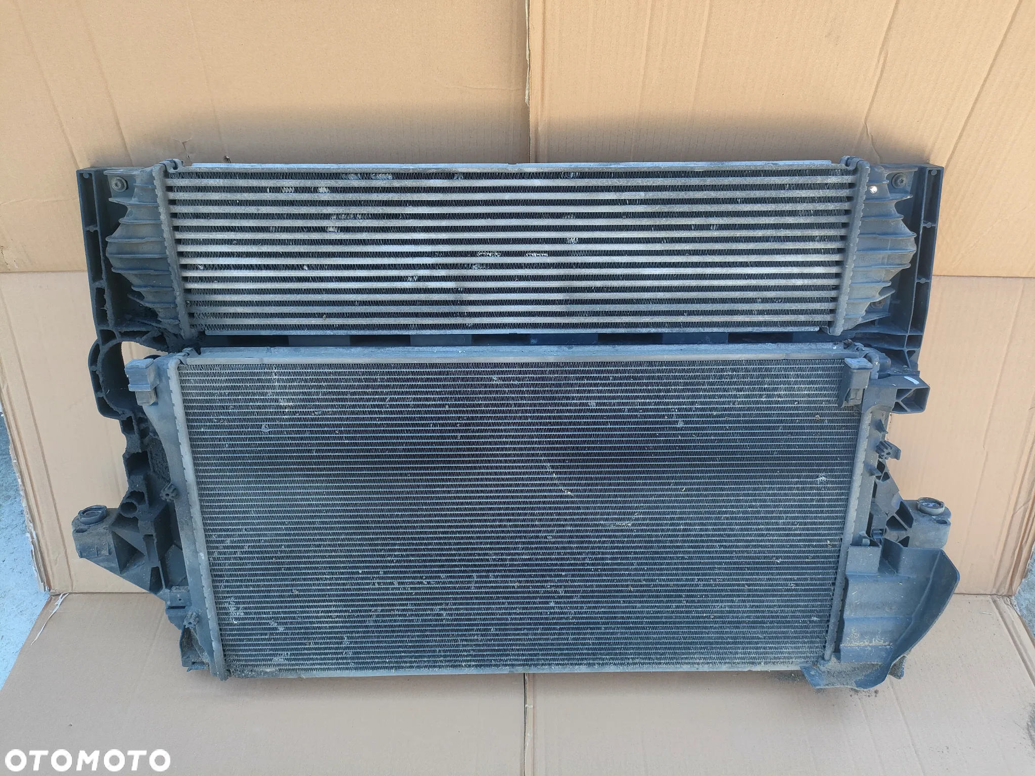 Renault MASTER II LIFT 2003- Opel MOVANO Chłodnica Komplet pas Chłodnic wody intercooler wentylator - 4