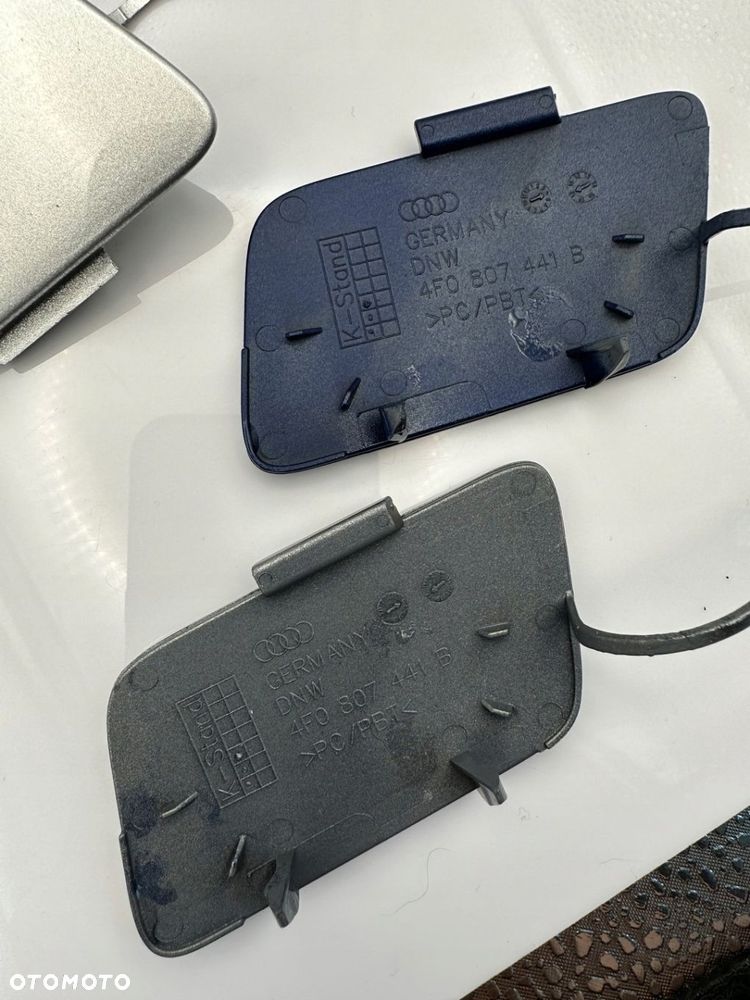 ZAŚLEPKA HAK / HOL PRZÓD A6 C6 S6 ALLROAD FACE-LIFT CZARNY LZ9Y 4F0807441B - 4