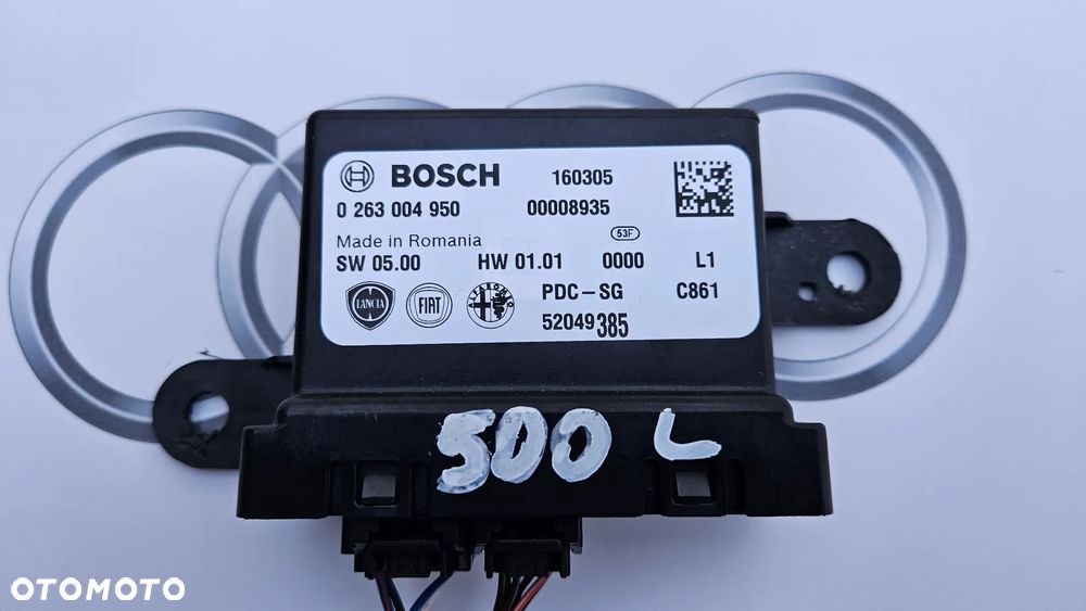 FIAT 500L Moduł czujników parkowania PDC Sterownik PDC 52049385 - 2