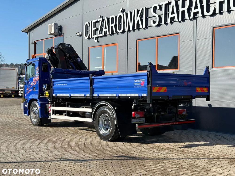 MAN TGM TGL TGS 18.250 // wywrotka 3-S + HDS HMF 1420 - K2 // E5 // budowlanka //żuraw dzwig kran crane // Świeżo sprowadzony!! - 5