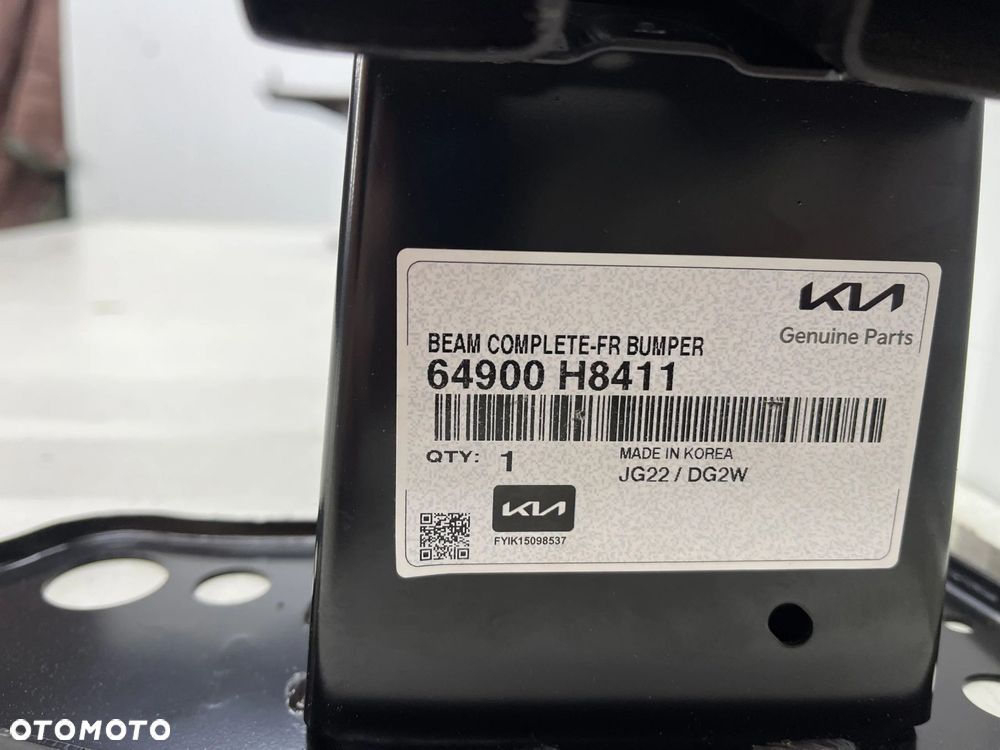 Belka zderzaka Kia Stonic 17r.- NOWE przednie wzmocnienie pasa chłodnic przód oryginalne 64900-h8411 - 7