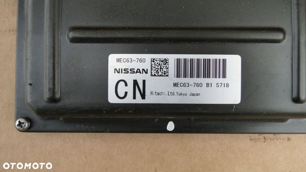 NISSAN MURANO Z50 KOMPUTER STEROWNIK SILNIKA MEC63-760 - 2