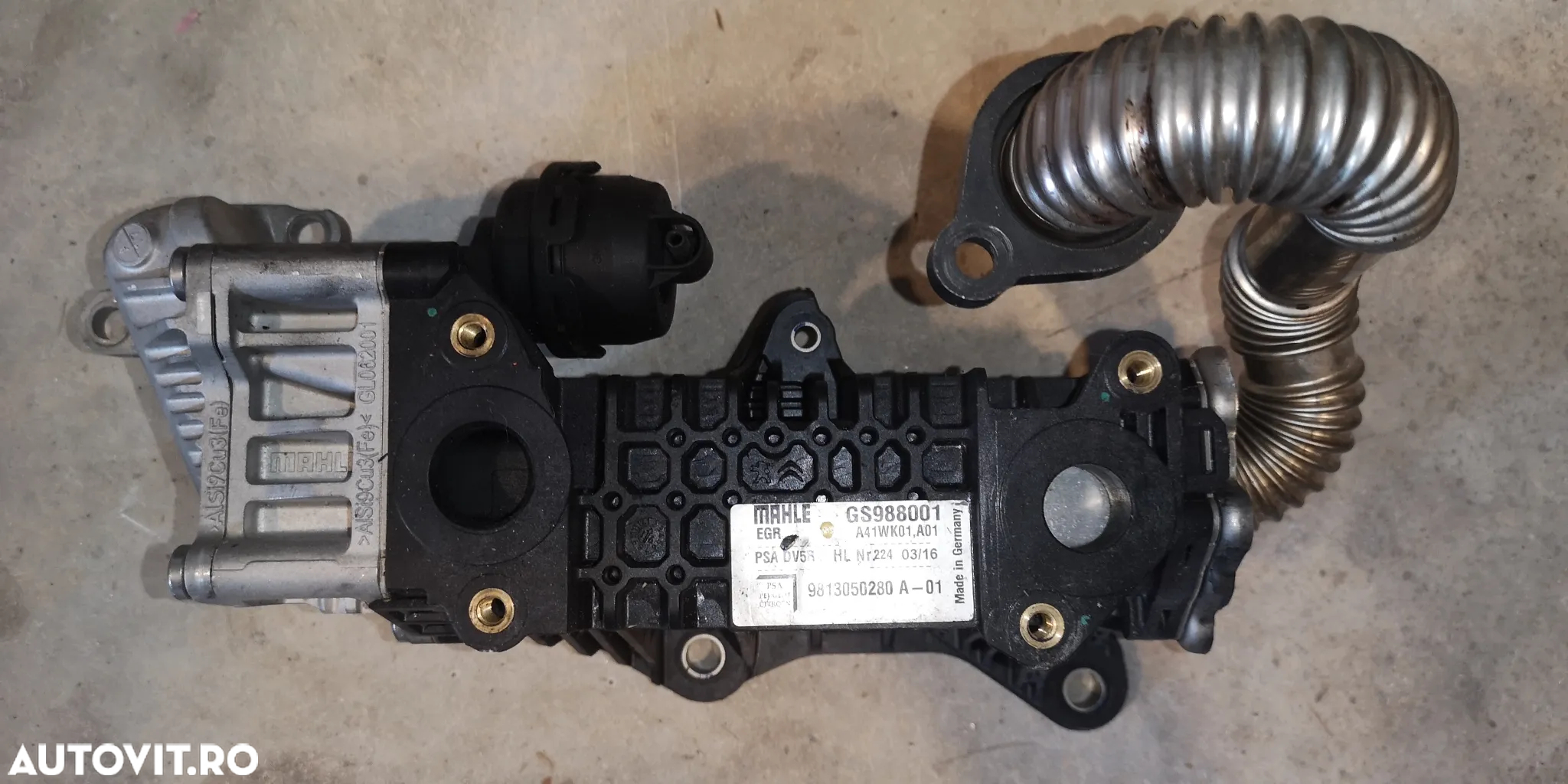 EGR 1.5 hdi 9813050280 GS988001 racitor gaze - 2