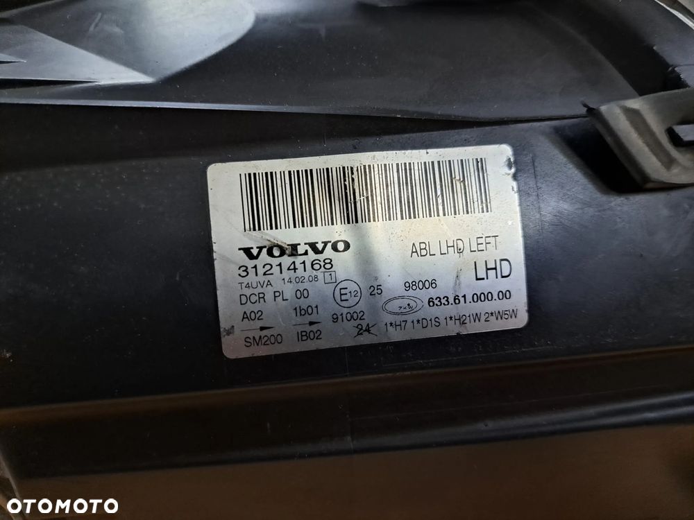 VOLVO V70 III S80 II XC70 II P3 07- 2017- BI XENON SKRETNY LEWA PRAWA LAMPY KOMPLETNE 31214169 / 31214168 EUROPA - 11