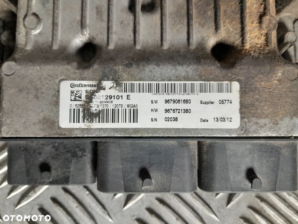PEUGEOT FIAT CITROEN DUCATO BOXER JAMPER 2.2 HDI DIESEL 9676721380 KOMPUTER STEROWNIK SILNIKA - 2