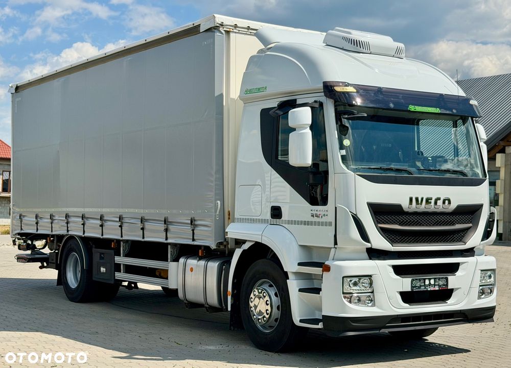 Iveco STRALIS 330 / FIRANKA / WINDA / AUTOMAT / E6 / ZSUWANY DACH / 7.5 M DŁUGOŚCI / SPROWADZONY - 2