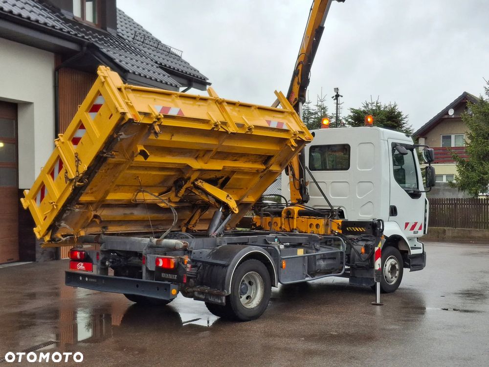 Renault Midlum Wywrotka 3 Stronna HDS HIAB Żuraw Dźwig Hydroburta Łyżka Chwytak Obrotowy - 23