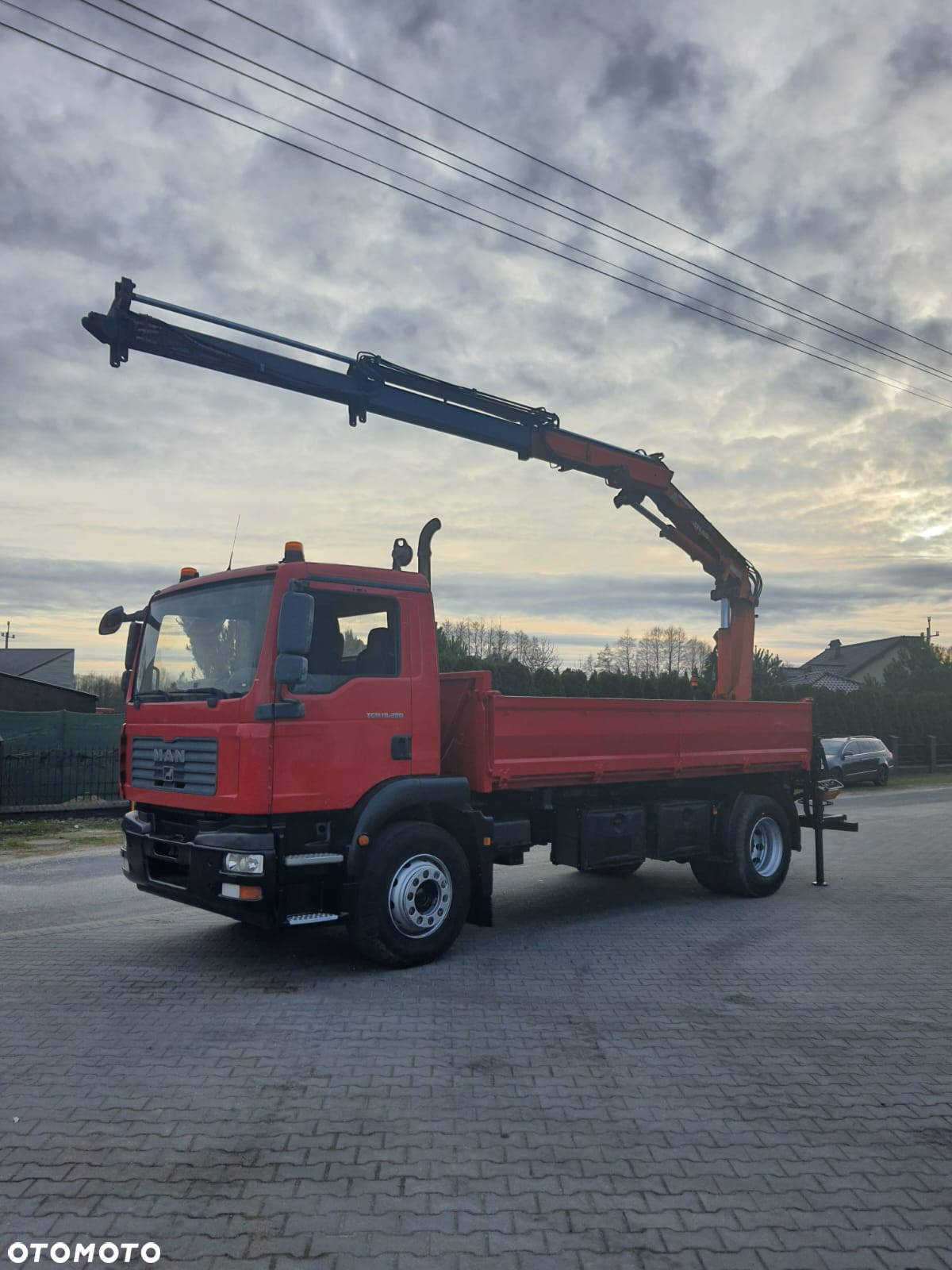 MAN TGM 18.280, wywrotka z HDS - 2