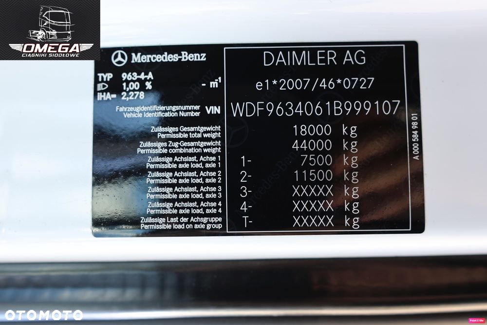 Mercedes-Benz ACTROS 1853 / Mega / Low Deck / Regulowane siodło / - 5