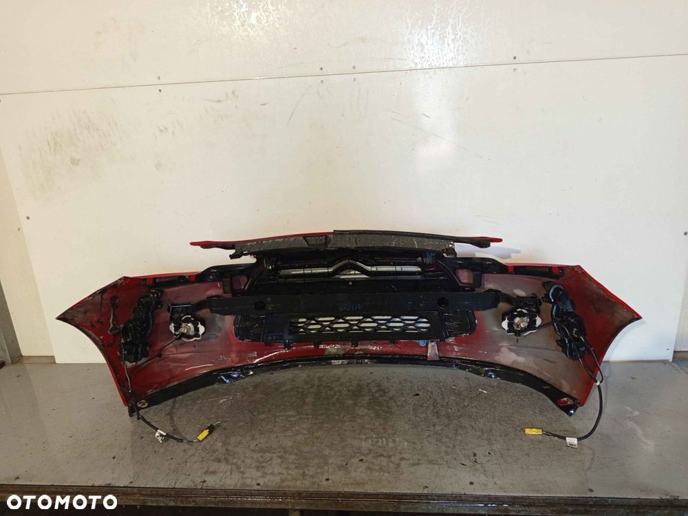 ^ ZDERZAK PRZÓD PRZEDNI CITROEN DS3 KKN CZERWONY ŚWIATŁA DZIENNE DRL LED HALOGENY - 6