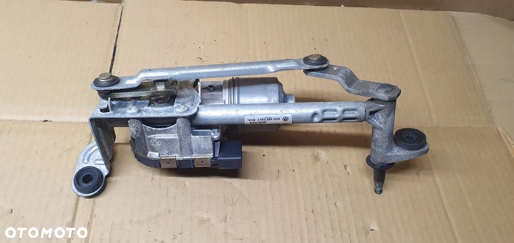 Mechanizm wycieraczki prawy przód przedni VW Golf VI 6 Plus 5M0955024F 5M0955120E - 5