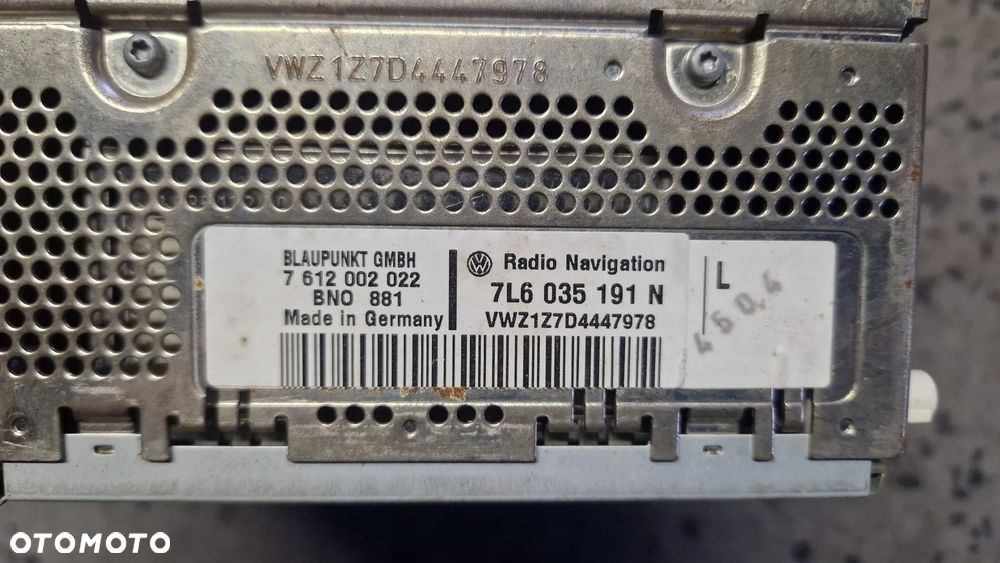 VOLKSWAGEN TOUAREG 7L RADIO NAWIGACJA 7L6035191N - 4