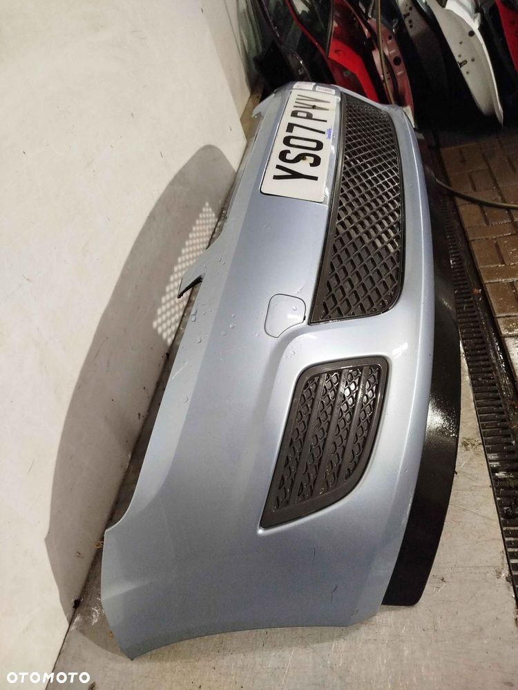 + ZDERZAK PRZÓD PRZEDNI DO FORD FIESTA MK6 VI LIFT FL J4 BŁĘKITNY HALOGENY - 2