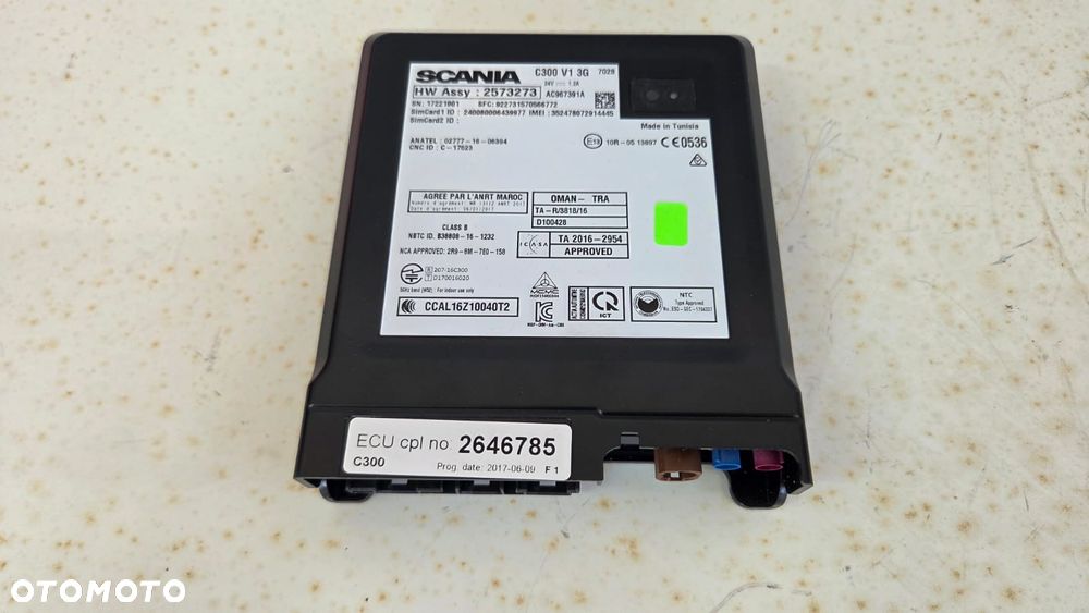 Sterownik kaseta RTC GPS Scania 2646785 - 1