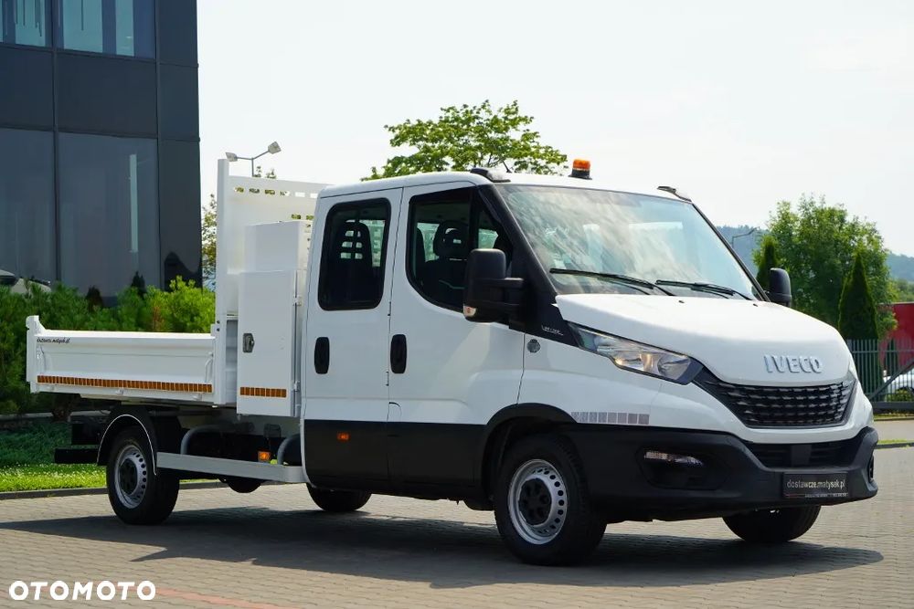 Iveco DAILY 35-140 / WYWROTKA ALUMINIOWA / BRYGADÓWKA 6 MIEJSC / BLIŹNIAK / MANUAL / SPROWADZONA / EURO 6 - 11