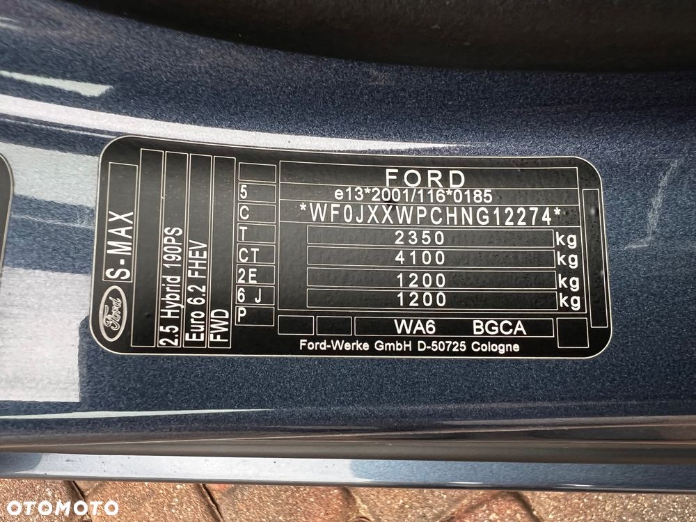 Ford S-Max 2.5 Duratec FHEV TREND - 39
