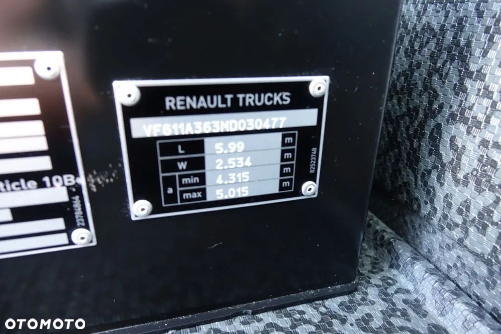 Renault GAMA T480 EURO 6 / STANDARD / AUTOMAT/ EURO 6 / 2 ZBIORNIKI / SILNIK 13 LITRÓW - 29