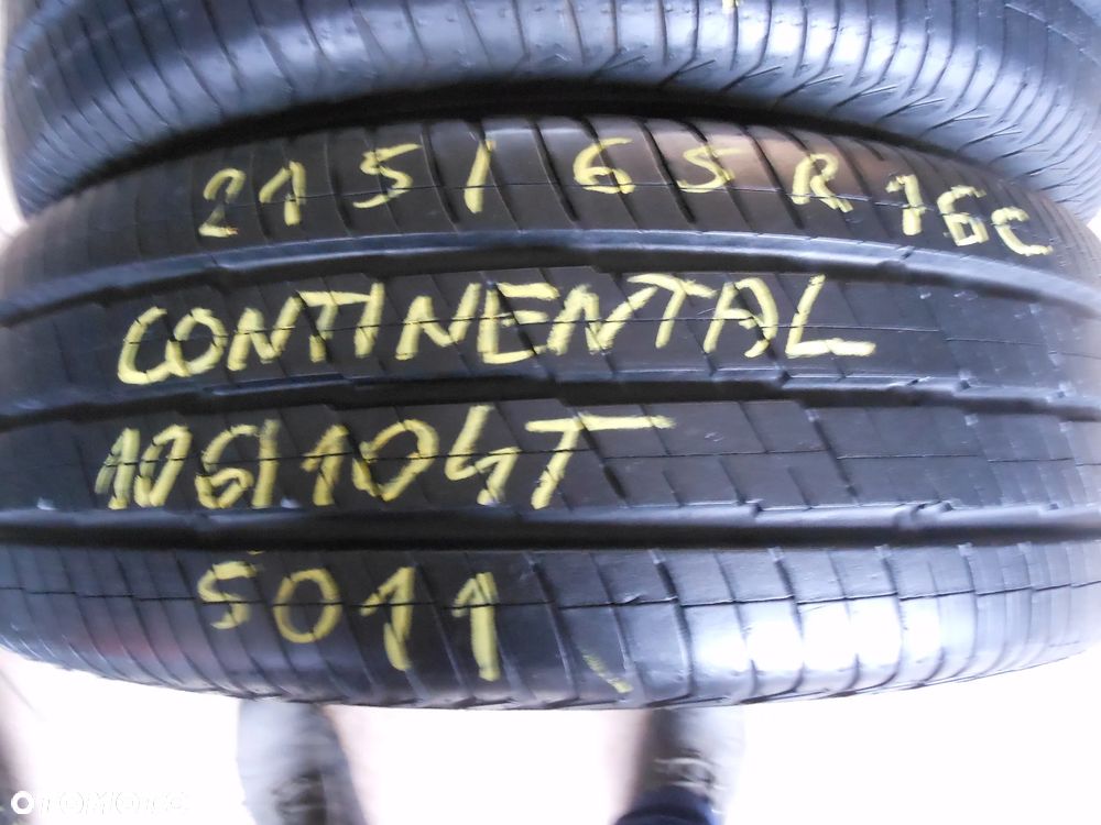 Opony 215/65r16c continental vanco 2 8mm 7mm lato komplet - 4