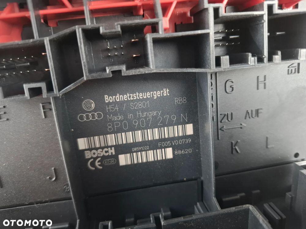 Moduł Sterownik Bordnetz BMC Komfortu Audi A3 8P 8P0907279N - 5