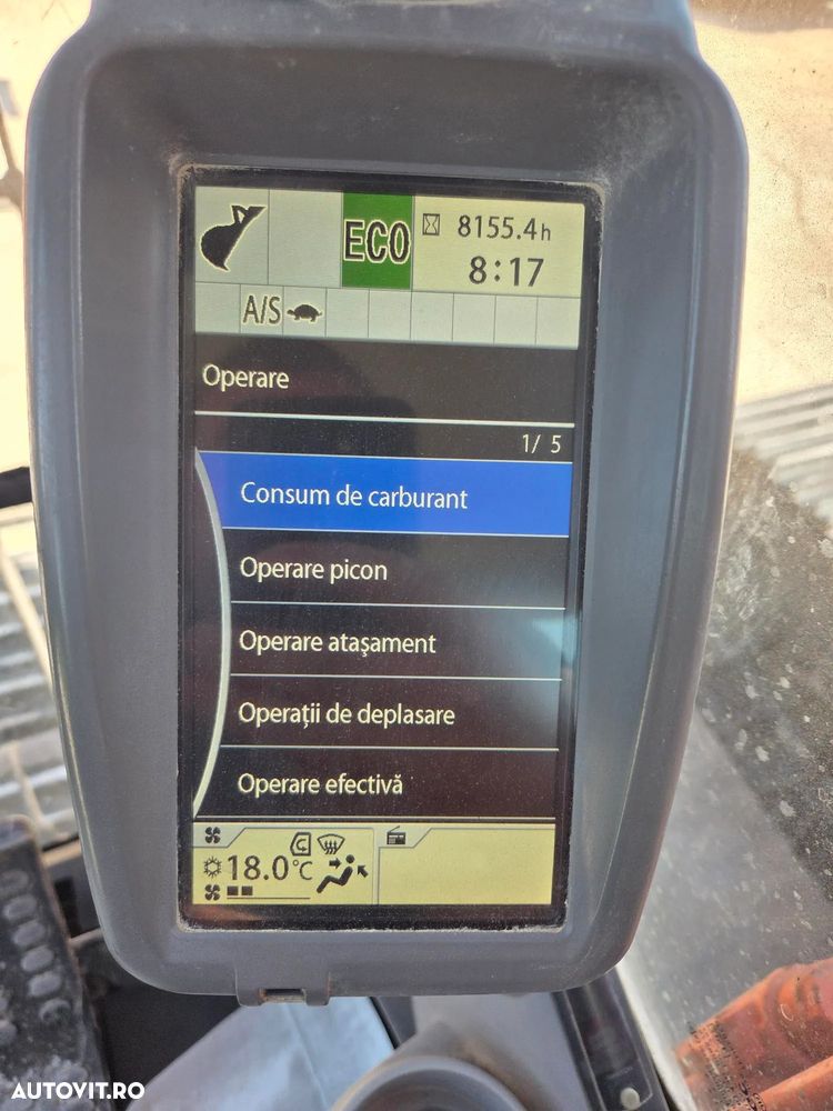 Hitachi ZX300LC-6, 2020, 8.155h, cupa NOUA 1,8m, 31,3 tone, protectie cabina, inst picon pe brate, gresare automata, lant 90% bun doar 700h deplasare, ad sapare 8m, motor Isuzu, 3 pompe hidr HITACHI, camera spate si laterale, STARE BUNA, 94.900 Eur+Tva - 7