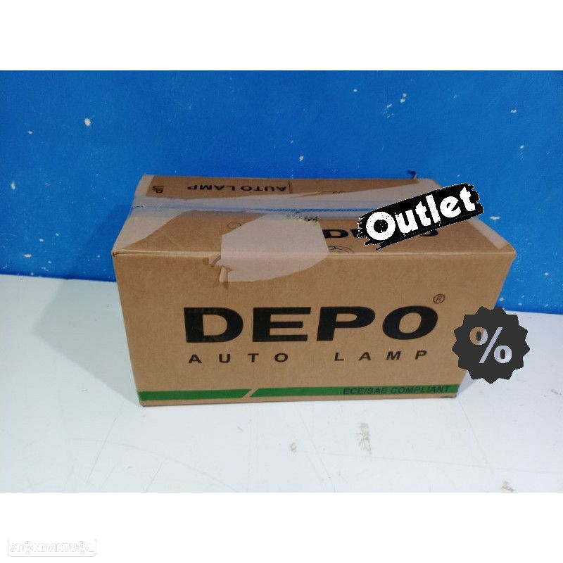 R148660C3 FAROL ESQ BMW E46 OLHO ANJO LED CCFL 4 PORTAS 01-05 FUNDO NEGRO - 2