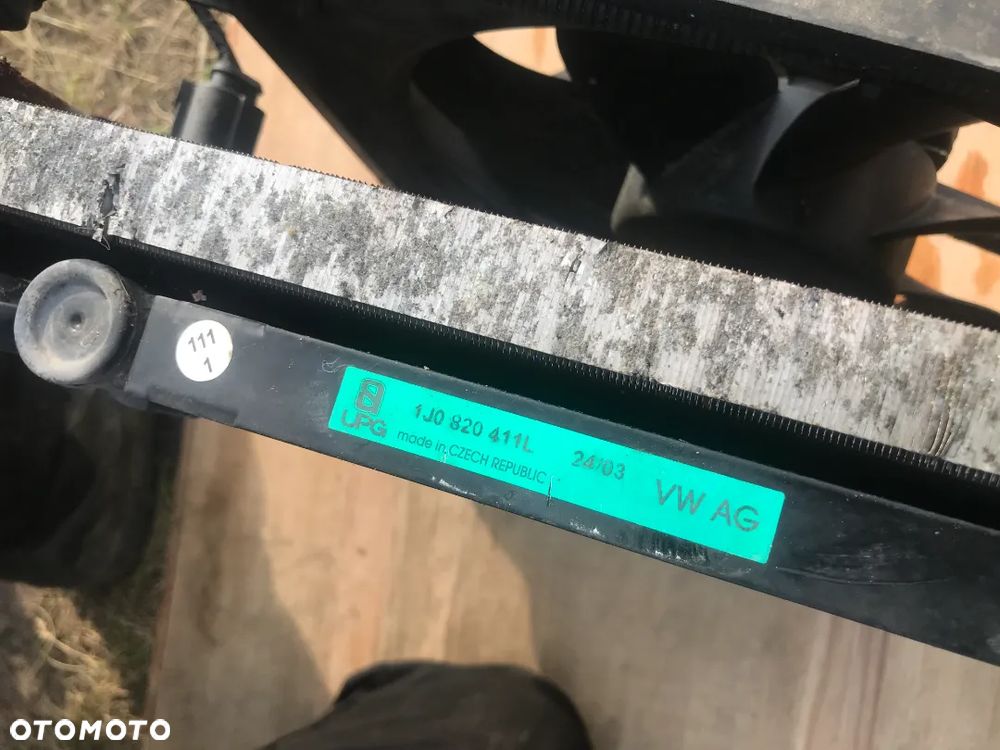 KOMPLET CHŁODNIC VW GOLF IV SEAT AUDI 1J0820411L - 5
