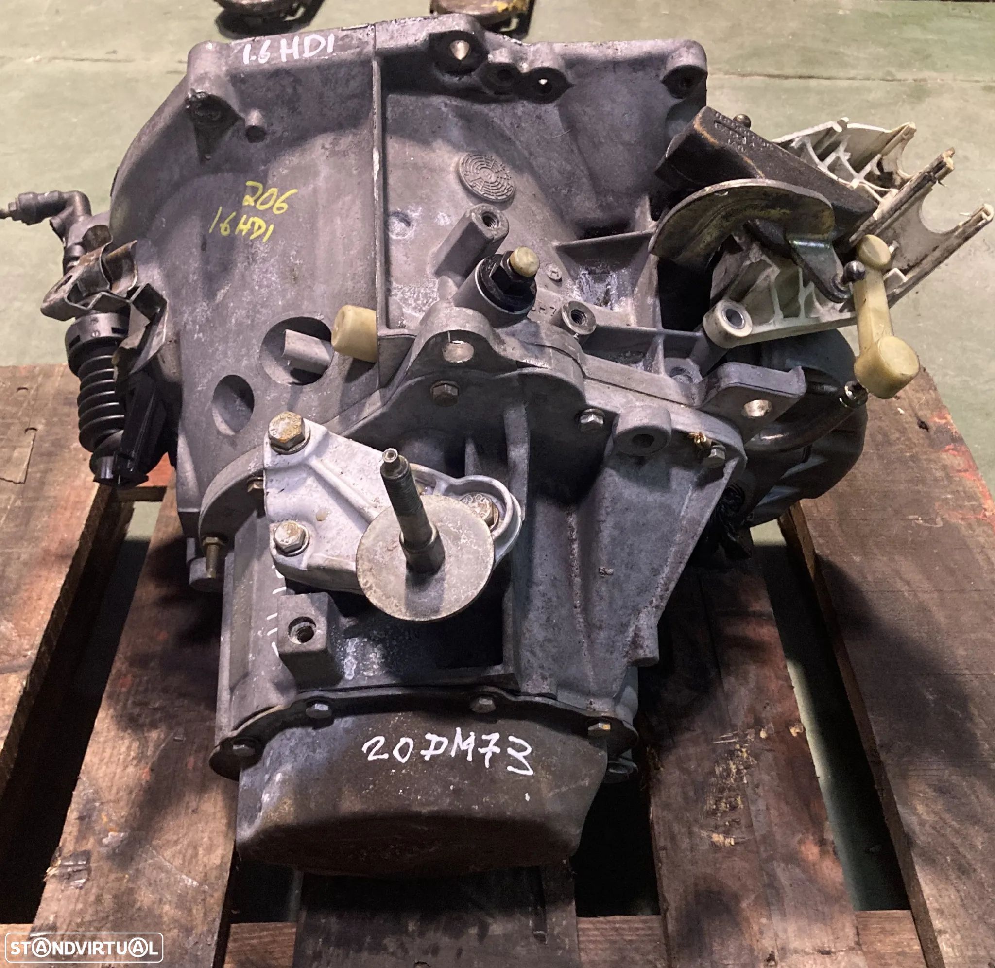 CAIXA DE VELOCIDADES PEUGEOT 206 1.6HDI 20DM73 - 1