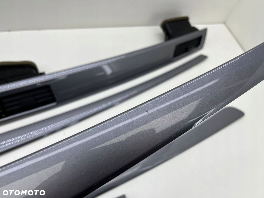 BMW 5 E60 E61 LIFT LISTWY DEKORY TITAN II DUNKEL KOMPLET EUROPA 7129233 - 15