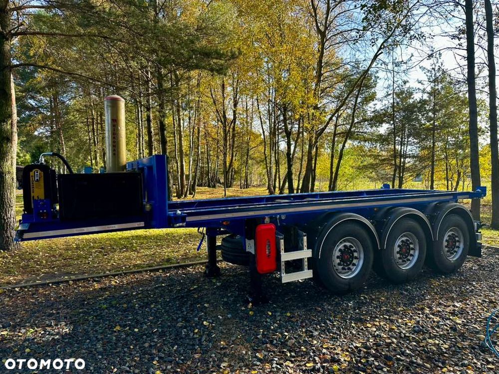 Inny MEGA TRAILERS - naczepa do przewozu kontenerów z wywrotem! z własną hydrauliką wywrotu! - 9