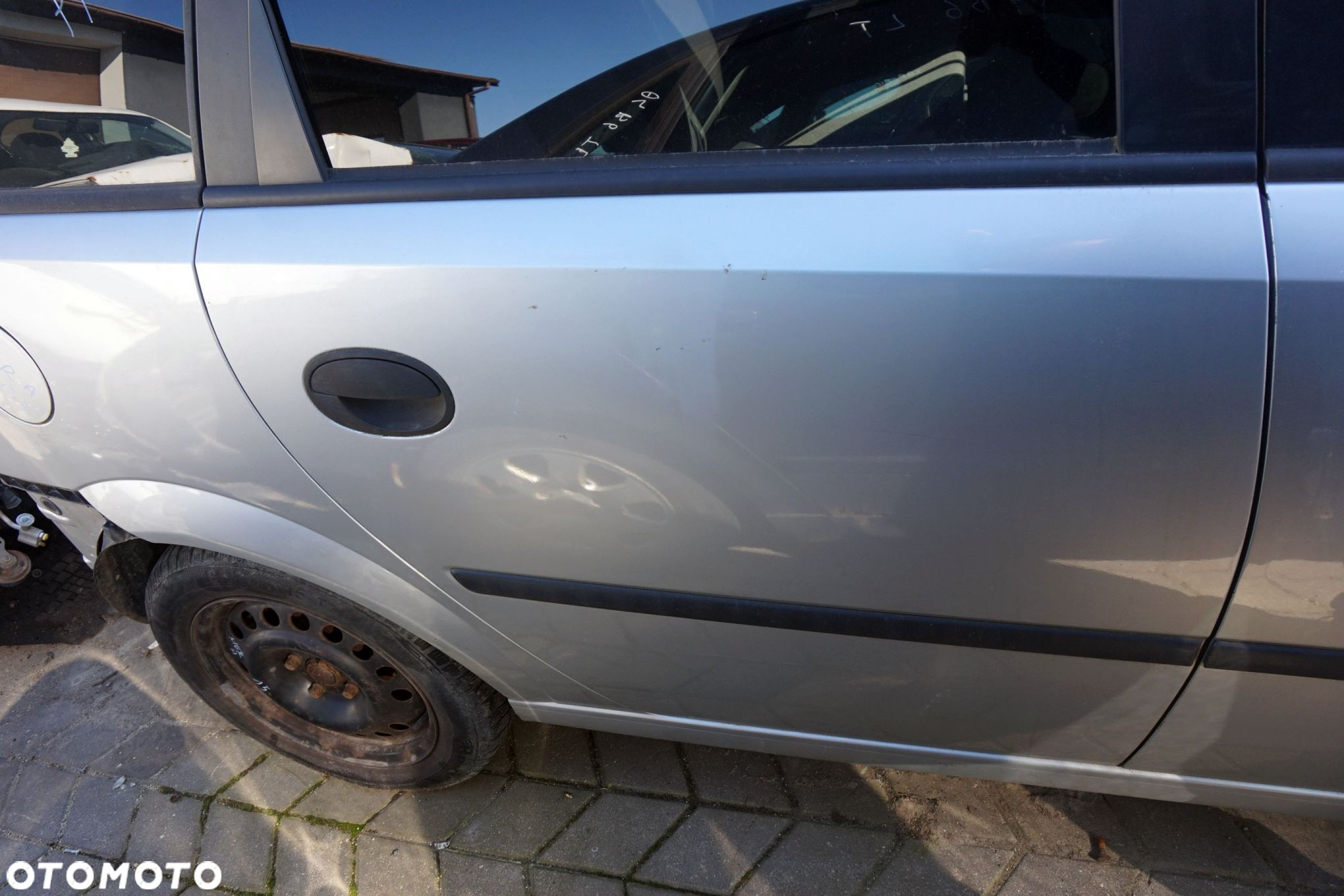 DRZWI TYLNE PRAWE MERIVA A Z157  SREBRNY OPEL 2003-2005 - 3