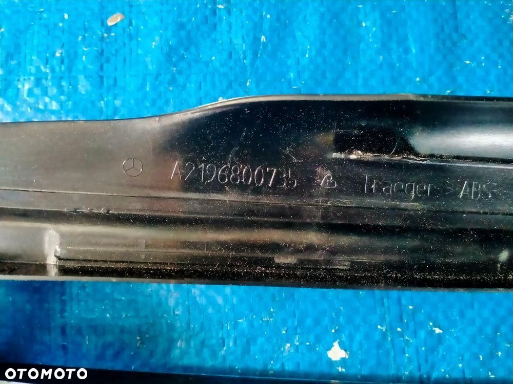 Mercedes W219 CLS Osłona Listwa Progu Przód Tył A2196800635 A2196800535 - 9