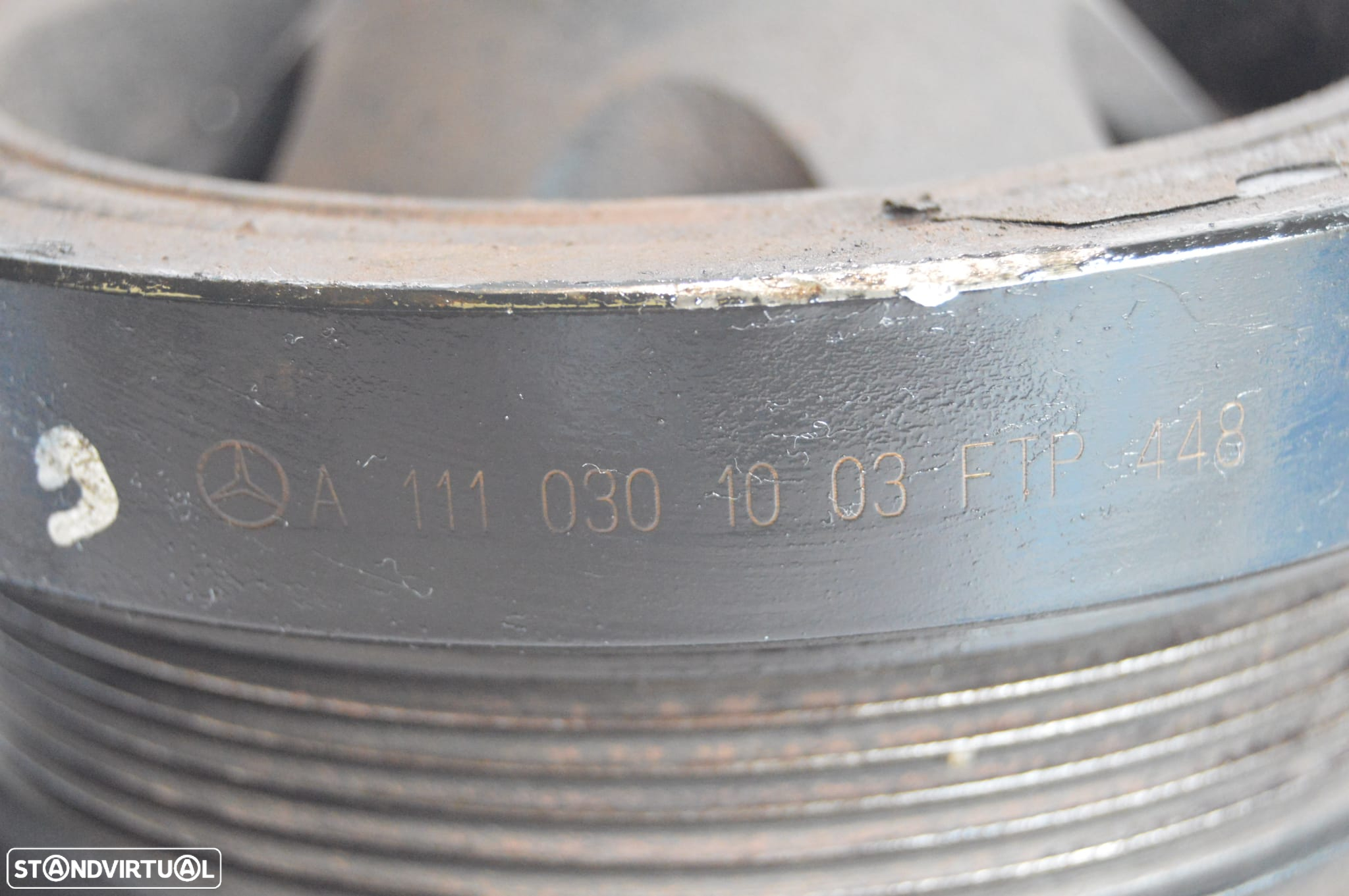POLI CORREIA DISTRIBUIÇÃO CAMBOTA ORIGINAL A1110301003 1110301003 FTP448 MERCEDES BENZ CLASS C W203 C200 KOMPRESSOR 163CV M111955 CLK C208 - 7